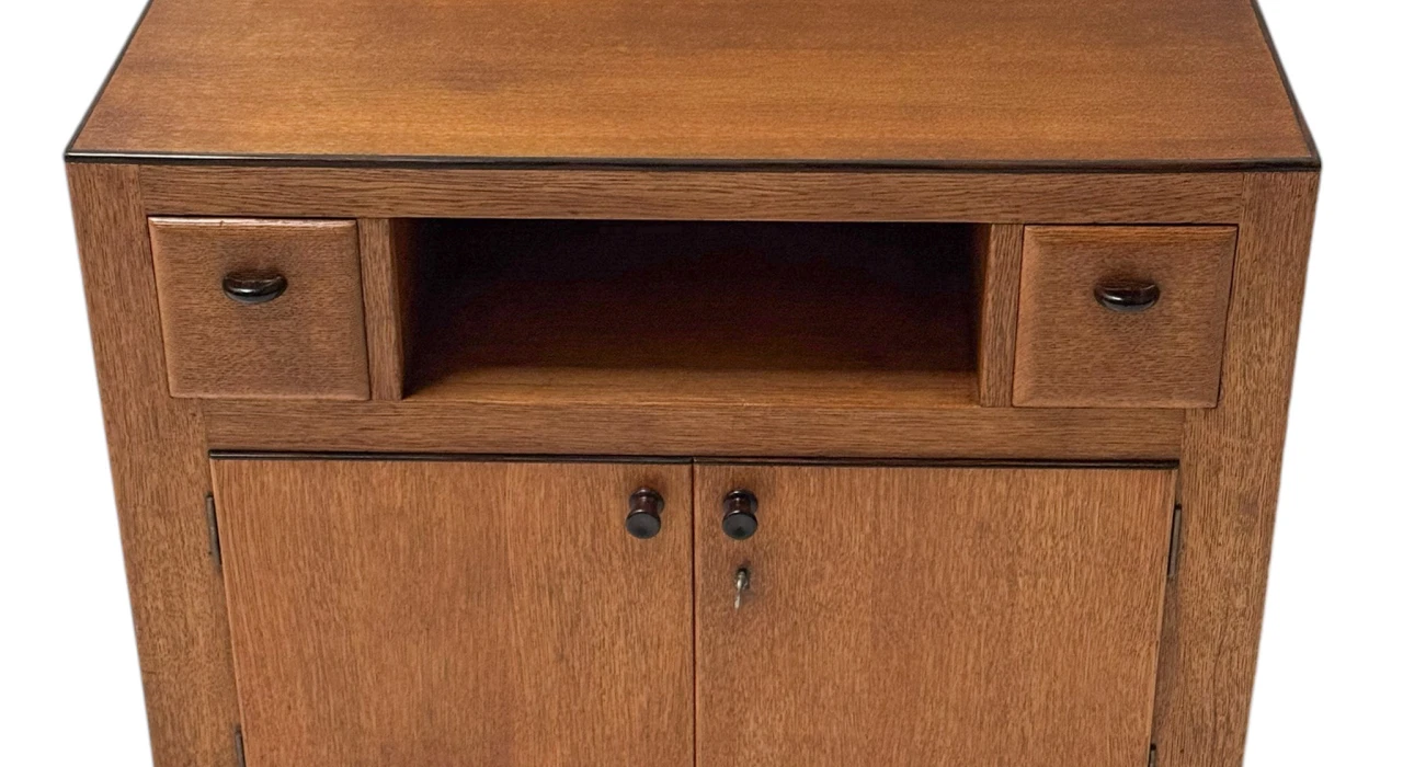 Art Deco Amsterdamse School Cabinet with Drawers by Piet Kramer, 1930s